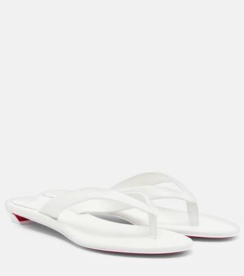 Miss Z皮革夹趾凉鞋 | Christian Louboutin