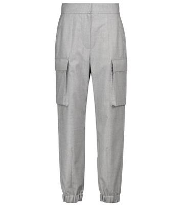 Pantaloni cargo in lana vergine | Brunello Cucinelli