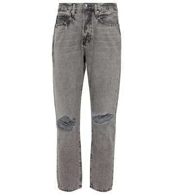 High-Rise Distressed Jeans Le Original | Frame