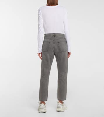 High-Rise Distressed Jeans Le Original | Frame