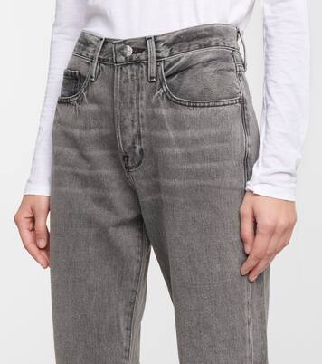 High-Rise Distressed Jeans Le Original | Frame