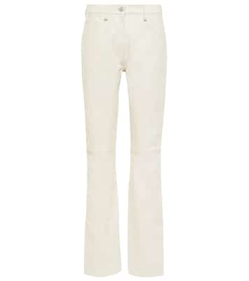 High-Rise-Hose aus Leder | Magda Butrym