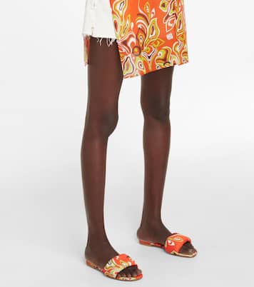 Bedruckte Pantoletten | Pucci