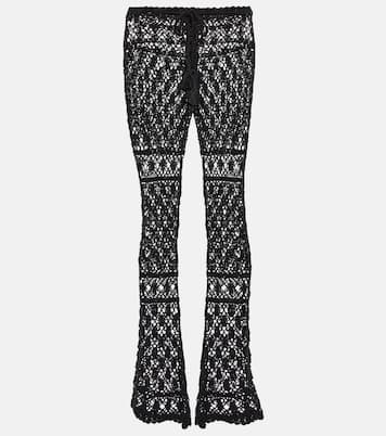 Pantalon Bianca en crochet de coton | Anna Kosturova