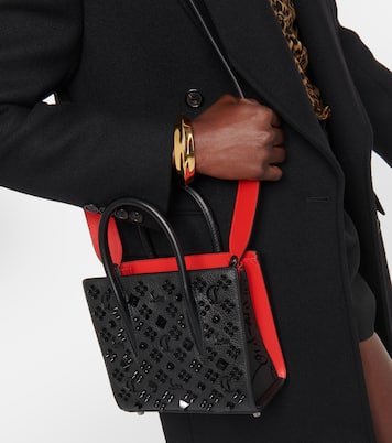 Verzierte Tote Bag Paloma Mini aus Leder | Christian Louboutin