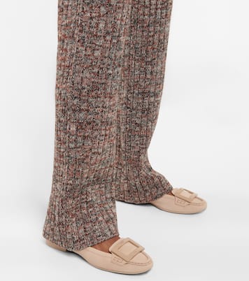 Ballerinas aus Veloursleder | Roger Vivier