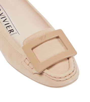 Ballerinas aus Veloursleder | Roger Vivier