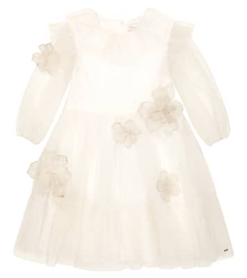 Cotton velvet dress | Tartine et Chocolat