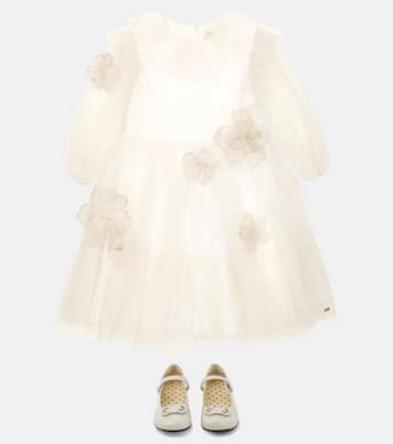 Cotton velvet dress | Tartine et Chocolat