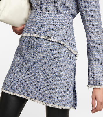 White Label Minirock aus Tweed | Proenza Schouler