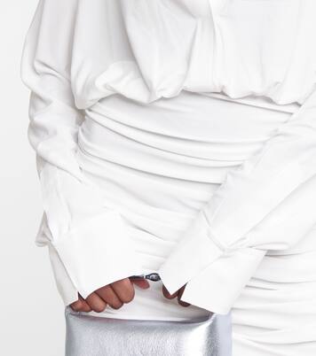 Ruched shirt dress | Norma Kamali