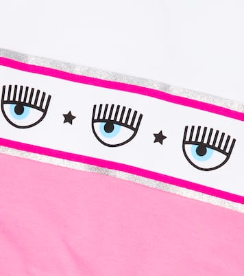 x Chiara Ferragni eye-motif jersey sweatshirt | Monnalisa