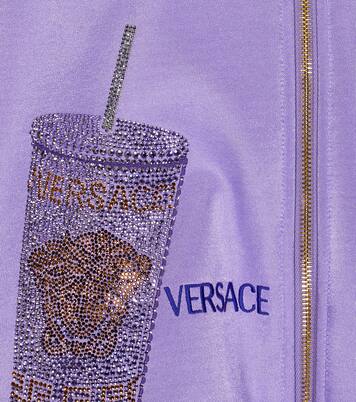 Veste teddy brodée | Versace Kids