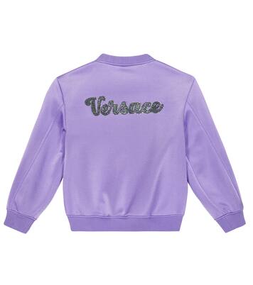 Veste teddy brodée | Versace Kids