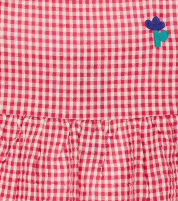 Vichy cotton and linen top | Bobo Choses