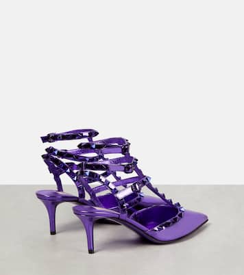 Escarpins Rockstud en cuir verni | Valentino Garavani