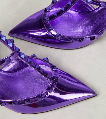Escarpins Rockstud en cuir verni | Valentino Garavani
