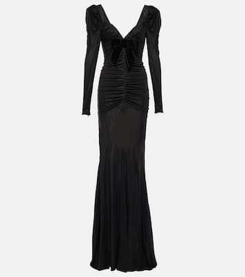 Maxikleid aus Satin | Alessandra Rich