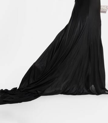 Maxikleid aus Satin | Alessandra Rich
