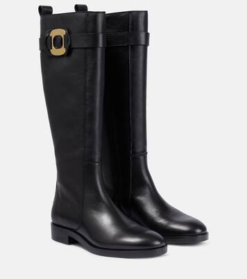 Channy leather knee-high boots | See By Chloé