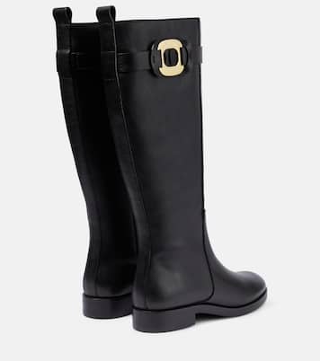 Channy leather knee-high boots | See By Chloé