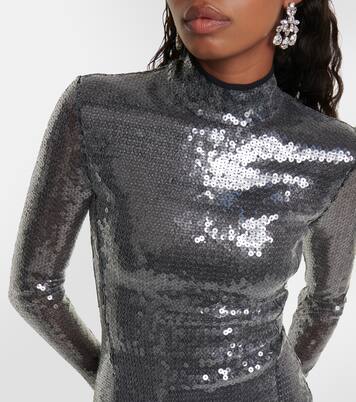 Robe mit Pailletten | David Koma