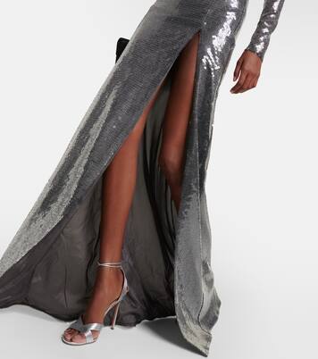 Robe mit Pailletten | David Koma