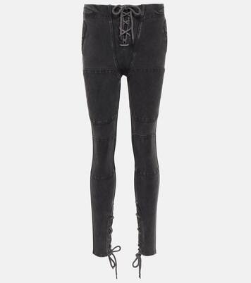 Leggings Football aus Denim | Entire Studios