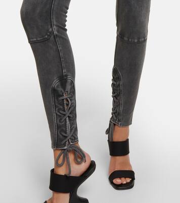 Leggings Football aus Denim | Entire Studios