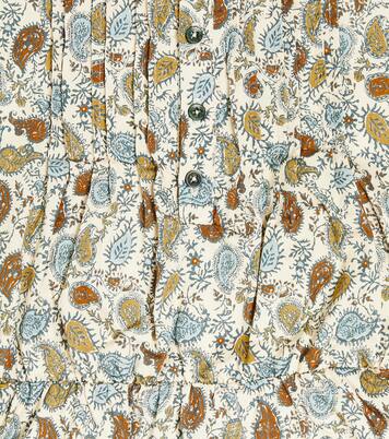 Lola paisley tiered cotton dress | The New Society