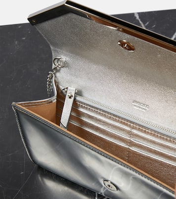 Emmie mirrored clutch | Jimmy Choo