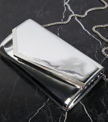Emmie mirrored clutch | Jimmy Choo