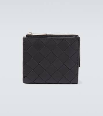 محفظة من الجلد ثنائية الطي Intrecciato إنتريتشاتو | Bottega Veneta