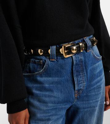 Ceinture Benny en cuir à ornements | Khaite