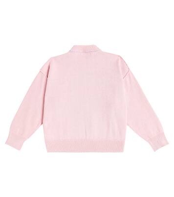 Logo cotton sweater | Palm Angels Kids