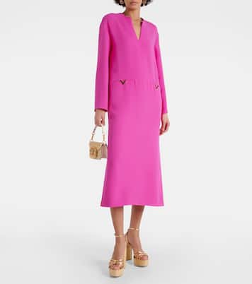 Midikleid VGold aus Seide | Valentino