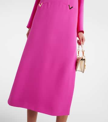 Midikleid VGold aus Seide | Valentino