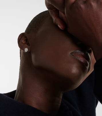 Boucles d'oreilles Illusion en or blanc 18 ct et diamants | Shay Jewelry