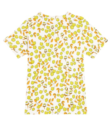 Flowers cotton-blend T-shirt | Mini Rodini