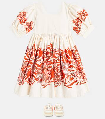 Camilo floral puff-sleeve dress | Molo