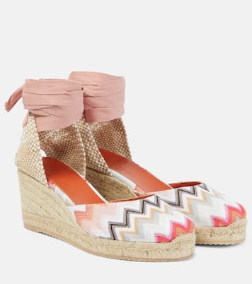 Zig Zag Eva 80 espadrille wedges | Missoni