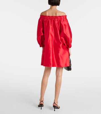 Minikleid Lepre aus Seide und Baumwolle | Max Mara