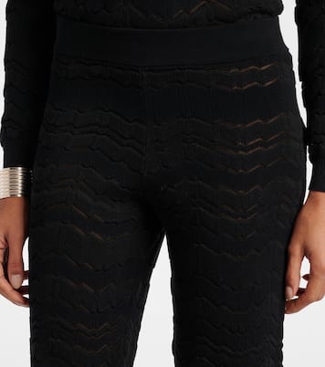 Gerade Hose aus Häkelstrick | Missoni