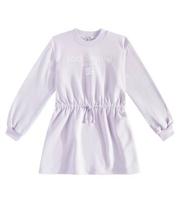 Robe en coton à logo | Dolce&Gabbana Kids