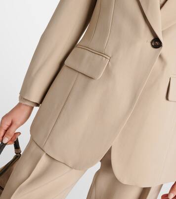Wool-blend blazer | Brunello Cucinelli