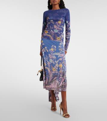 Printed asymmetric maxi skirt | Etro