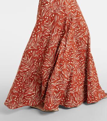 Robe longue Elliot en jacquard | Diane von Furstenberg