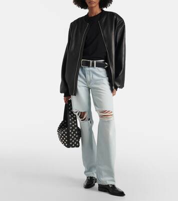 Distressed Straight Jeans Loose Long | Re/Done