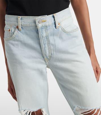 Distressed Straight Jeans Loose Long | Re/Done