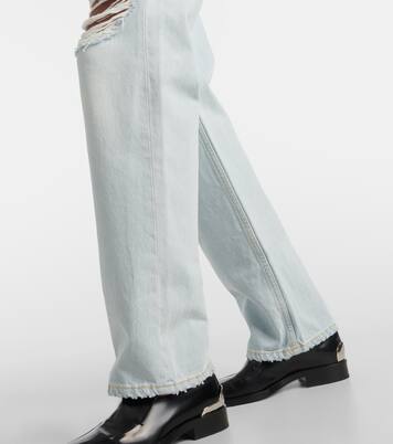 Distressed Straight Jeans Loose Long | Re/Done